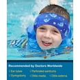 thumbnail image 2 of Diadema de natación MoKo Cute Swimmers para niños, azul oscuro, 2 of 7