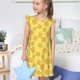 thumbnail image 4 of Fotbe Toast Vestido de Dormir para Niñas de 3 a 10 Años, Mangas Cortas, Estilo Princesa, Pijama Camisón con Mangas Voladas-X-Large, 4 of 6