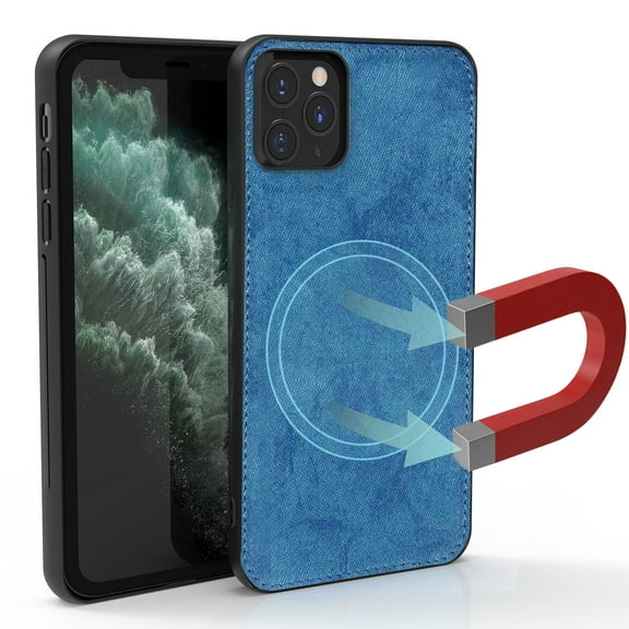 Canopus iPhone 11 Pro Max Ultra Slim Magnetic Case, Blue