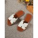 thumbnail image 4 of Women Snakeskin Embossed Braided Detail Flat Sandals, Elegant Summer Slide Sandals, 4 of 4