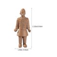 thumbnail image 5 of OFFIGAM Terracotta Statue PVC Craft Figurine Light Brown Home Office Decor 1 Set, 5 of 11