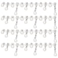 thumbnail image 2 of Cup Chain, Suitable Length Trim Claw Chain  Strong Durable Wearable Freely Tailorable  For Sewing Craft For DIY For Decoration Double   Claw   Chain,Pearl Pendant  Claw, 2 of 8
