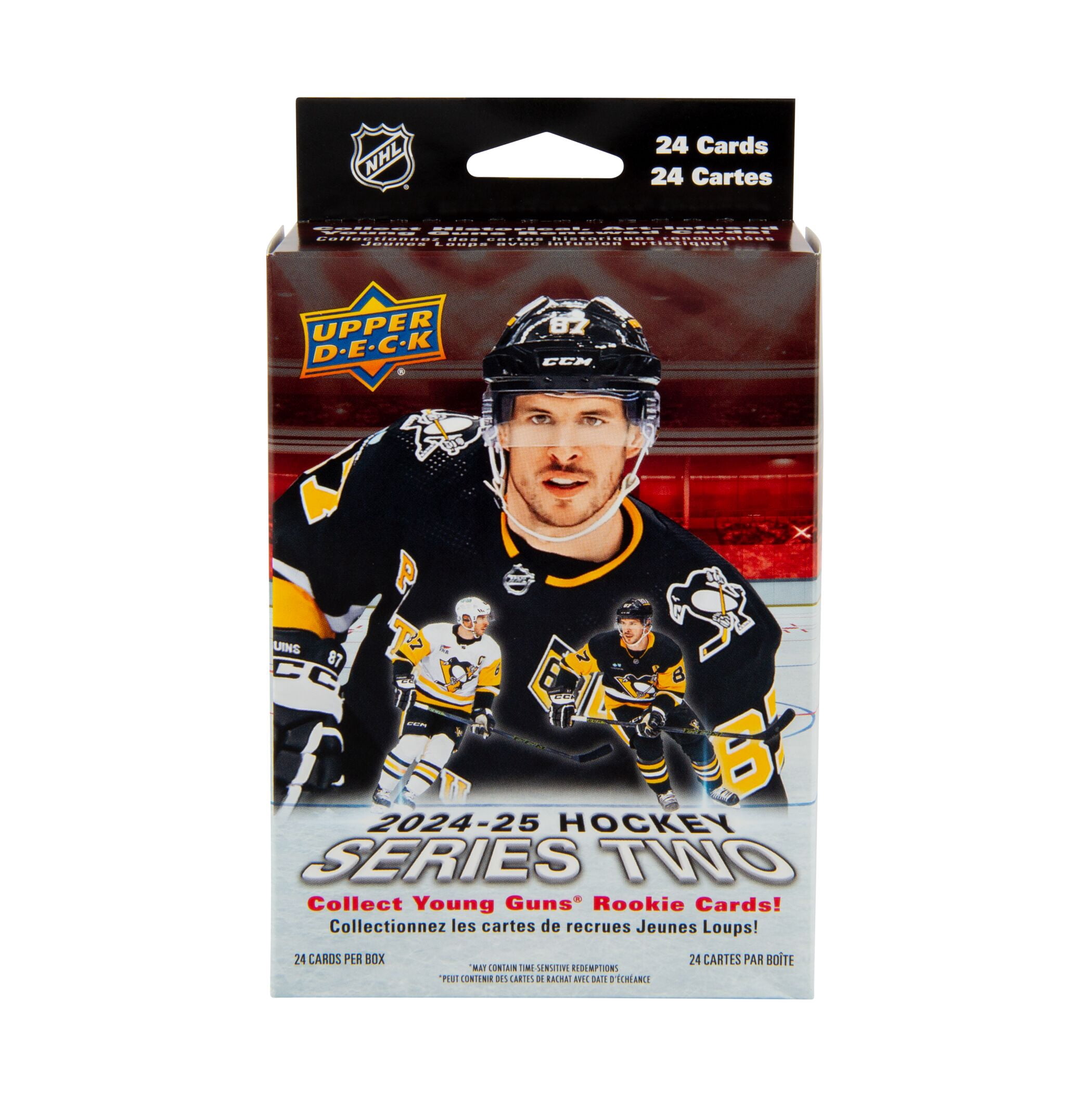 2024-25 Upper Deck Series 2 Hockey Trading Cards Hanger Box