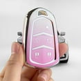 thumbnail image 3 of Yuebutor Key Fob Cover Case Compatible with Cadillac Escalade ESV CTS XTS ATS STS XT4 XT5 CT6 SRX Premium Accessories Shell, 3 of 7