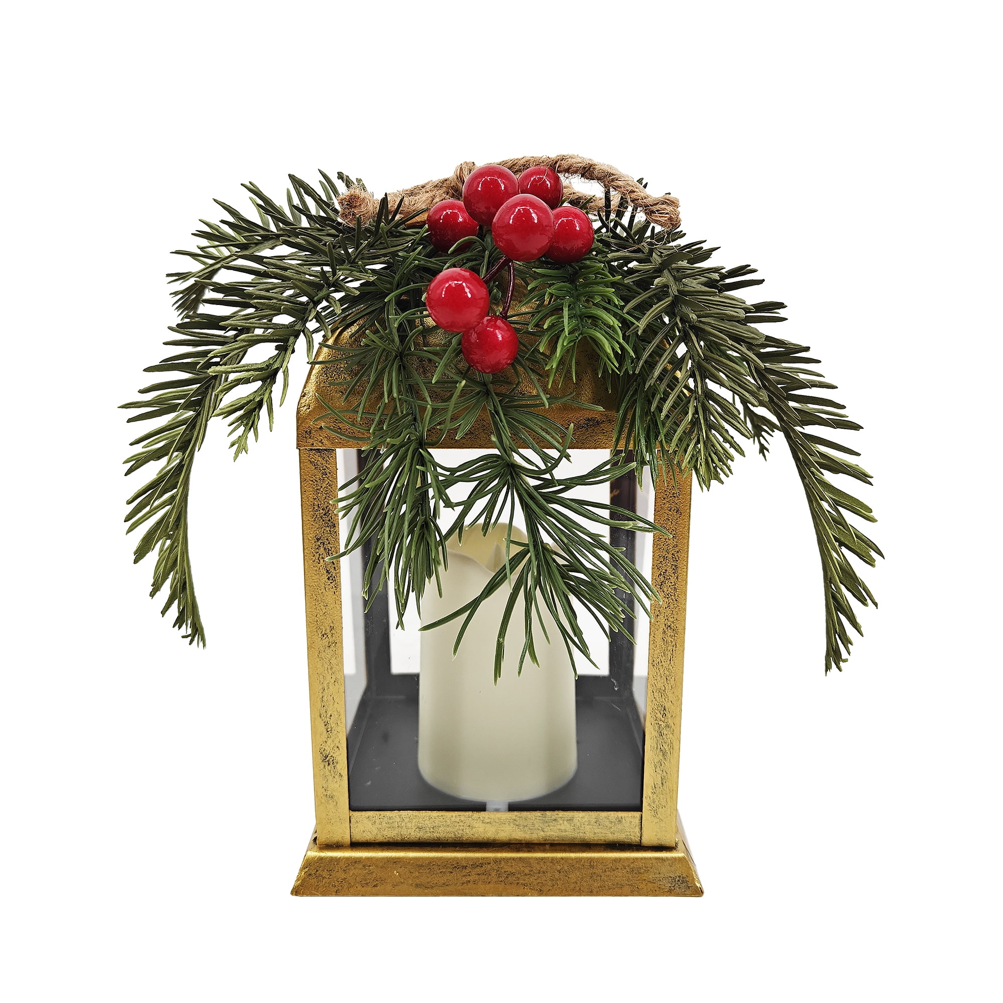 Holiday Time GT LED Gold Lantern