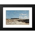 thumbnail image 2 of William Lamb Picknell 14x11 Black Modern Framed Museum Art Print Titled - Pointe De Cabellou, Brittany (1881), 2 of 5
