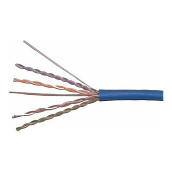 Siemon - Bulk cable - 1000 ft - UTP - CAT 6 - CMP - solid - blue