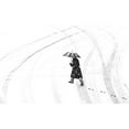 thumbnail image 3 of Ohlendorf, Anette 24x16 Black Modern Framed Museum Art Print Titled - Man with umbrella, 3 of 5