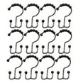 thumbnail image 4 of Hearth & Gear Crochets de Rideau de Douche en Acier Inoxydable avec 5 Roulements Crochets de Salle de Bain Antirouille Design Crochet S Bruit Lisse Coulissant Lot de 12 Crochets Robustes pour Guirlande Extérieure Chaîne de Clôture, 4 of 5