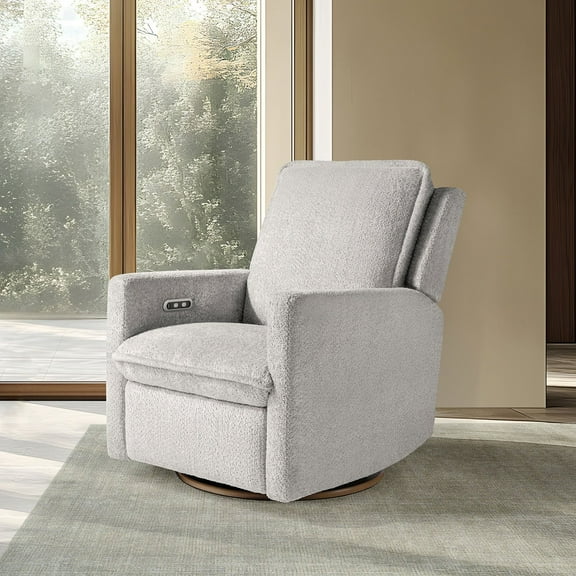 Everly Bouclé Swivel Glider Power Recliner
