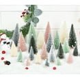 thumbnail image 2 of Gomaty 25PCS Miniature Pine Trees Sisal Trees with Wood Base Christmas Tree Set Tabletop Trees for Miniature Scenes, Christmas Crafts Tabletop Decorecture Trees, 2 of 7