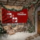 thumbnail image 4 of ¡Liquidación! Tapiz navideño VISALY para puerta de garaje, decoración de fondo para fiestas navideñas, tela colgante a juego, varios tamaños., 4 of 6