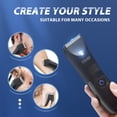 thumbnail image 4 of DSP Body Hair Trimmer for Men Waterproof Razor for Men Pubic Hair Women Bikini Trimmer Ball Shaver Electric Back Razor, LED Light, IPX7 Wet/ Dry use, 0-12mm, 4 of 7