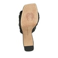 thumbnail image 5 of Vince Camuto Elanora Black Slip On Squared Open Toe Braided Platform Sandal (Black, 9.5), 5 of 6