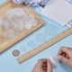 thumbnail image 3 of 140 círculos transparentes de acrílico de 1/1,18/1,57/2 pulgadas para bases en miniatura con almohadillas adhesivas de doble cara. Base redonda de acrílico en blanco., 3 of 9