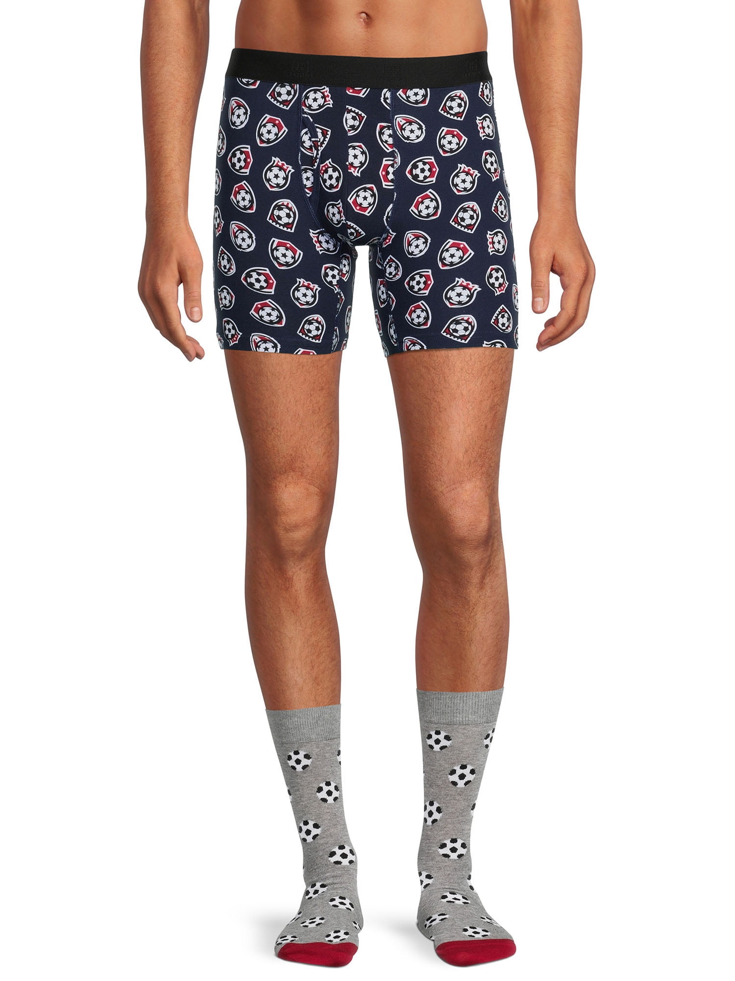 Men's Boxer Briefs and Crew Socks, 2Piece Set Walmart