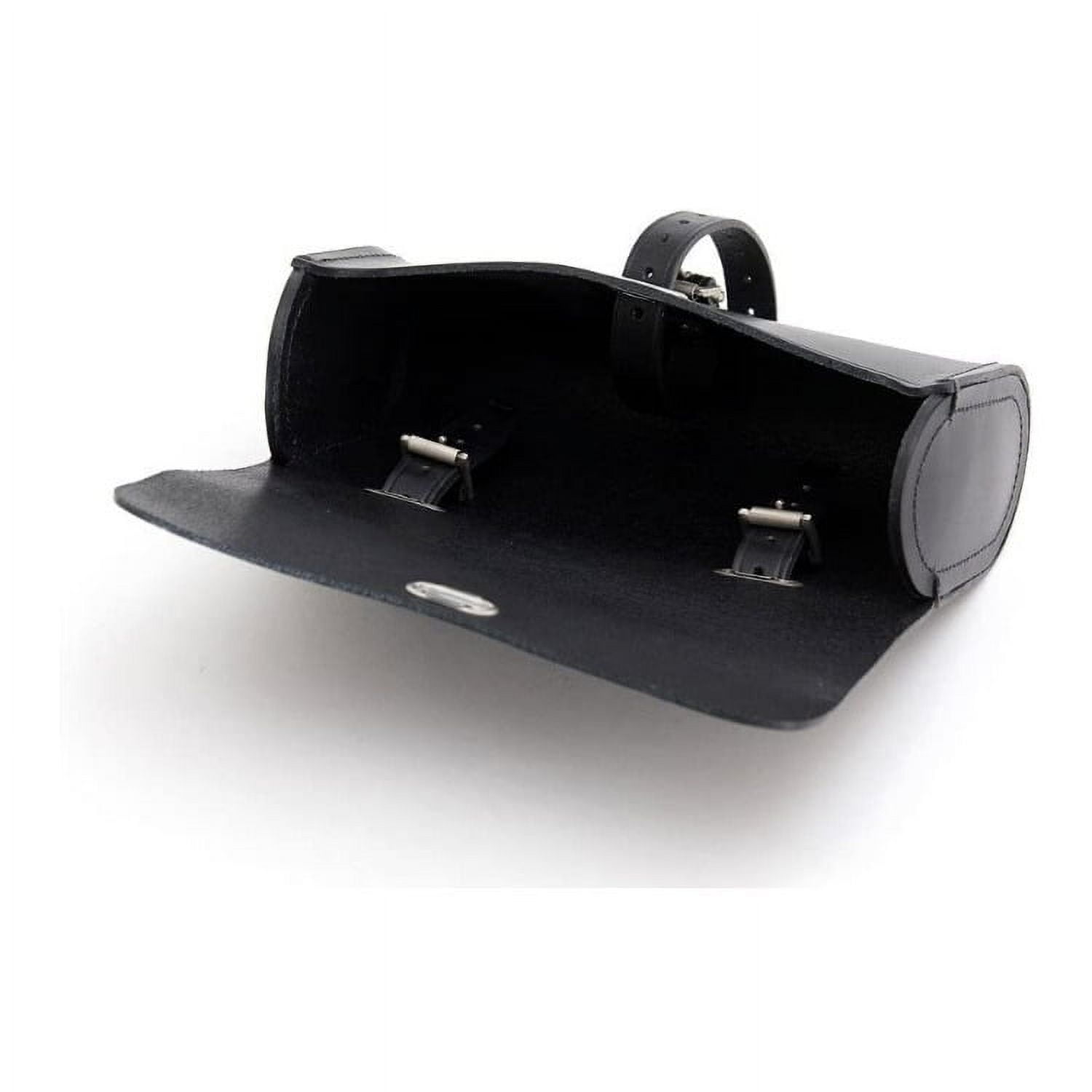 Brooks Challenge Tool Bag Large Black Leather Attaches to