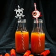 thumbnail image 1 of YAOMOBB Party Decorations Decorative Straws Spider Skull Eyeball Designs for Kids Party Favors 72Pcs, 1 of 7