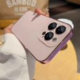 thumbnail image 3 of Original AG Silicone Matter Plating Bumper Phone Case For iPhone 15 14 13 12 Pro Max 11 ProMax + Plus Lens Protect Back Cover, 3 of 5