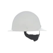 MSA 475408 Skullgard Full-Brim Hard Hat with Fas-Trac III Ratchet Suspension | Non-slotted Hat, Made of Phenolic Resin, Radiant Heat Loads up to 350F - Standard Size in White