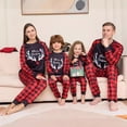 thumbnail image 1 of Europa y Estados Unidos nueva ropa de hogar navideña para jugar entre padres e hijos ropa madre-hija pijamas a cuadros con estampado familiar, 1 of 5