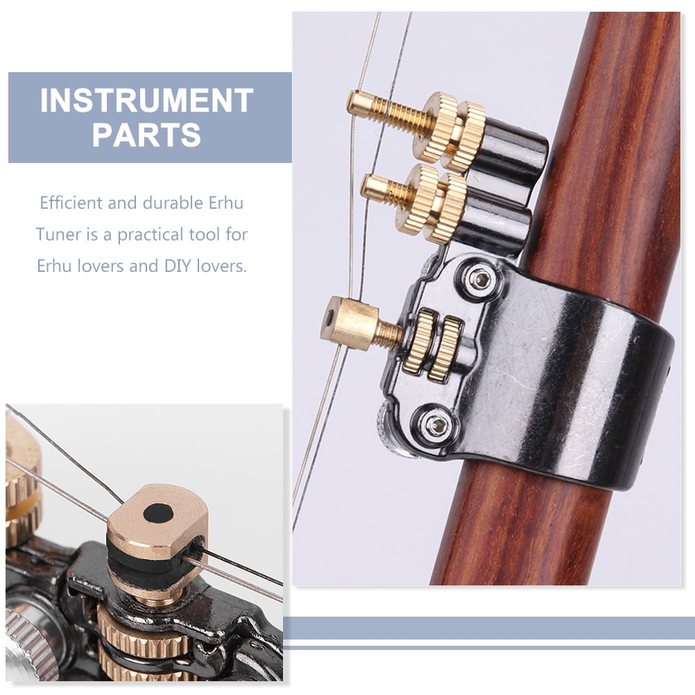 MLINS 2pcs Erhu String Adjuster Replacement Parts Erhu Adjusters Professional Fine Tuners