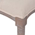 thumbnail image 3 of vidaXL Entryway Bench Dining Bench for Bedroom Living Room Fabric Solid Wood, 3 of 25