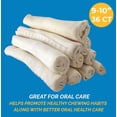 thumbnail image 4 of Rawhide Retriever Roll Bulk - 9" | 100% Natural Rawhide Roll Dog Treats (36 Count), 4 of 8