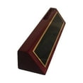 thumbnail image 2 of Funny Desk Wedge Novelty Name Plate Rosewood Finish The Boss Business Home Office, 2 of 3