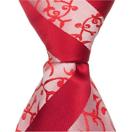 

Matching Tie Guy 2618 R1 - 9.5 in. Zipper Necktie - Red With Decorative Stripe- 6 to 18 Month