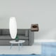 thumbnail image 2 of Elegante Lámpara De Pie De Madera Con Bandeja Para Pañuelos Y Moderna Rejilla Protectora Para La Bombilla, Ideal Para Dormitorio, Hotel, Baño Y Organización Del Hogar., 2 of 8