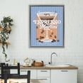 thumbnail image 2 of Stupell Industries Retro Espresso Martini & Recipe Gray Framed Floater Canvas Wall Art design by Courtney Morgenstern, 31 x 25, 2 of 9
