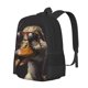thumbnail image 1 of Balery Modern Funny Duck Mochila para hombre y mujer - Tela Oxford 600D resistente - Gran capacidad, resistente al agua, ideal para la escuela, viajes y senderismo, 1 of 6