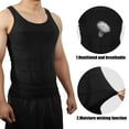 thumbnail image 3 of Unique Bargains Men Body Slimming Tummy Shaper Underwear Stretch Shapewear Waist Girdle Shirt Nylon Black S, 3 of 6