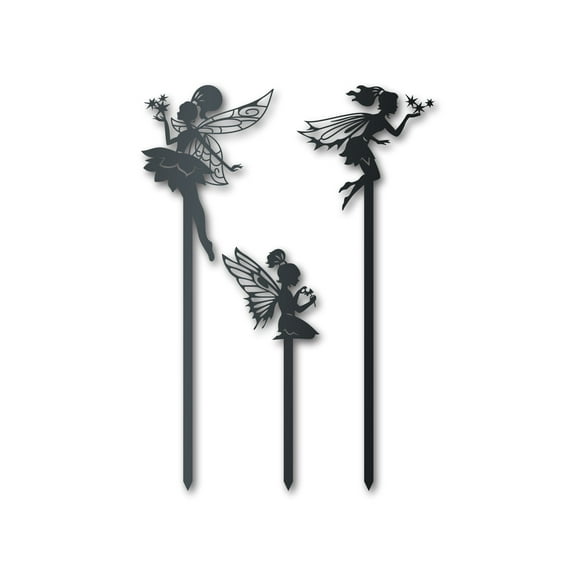 Metal Fairy Garden Stakes | Metal Garden Set | Outdoor | Up to 24" | Over 20 Color Options 12