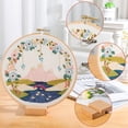 thumbnail image 4 of Coofit Embroidery Starter Kit DIY Scenery Handmade Embroidery Kit Cross Stitch Kit, 4 of 10