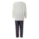 thumbnail image 5 of Pijamas navideños Fiomva para toda la familia, conjunto de pijamas a cuadros clásicos, ropa navideña para adolescentes, mujeres y hombres, regalos 2023, 5 of 8