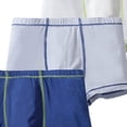 thumbnail image 4 of Boys' 3-Pack Solid Color Boxer Briefs, Soft and Breathable Kids Underwear for All-Day Comfort, 3-15 Years Blue a 16-17 Years, 4 of 7