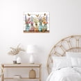 thumbnail image 5 of Vintage Colorful Floral Wall Art Watercolor Flower in Vase and Butterfly Canvas Wall Art Rustic Farmhouse Botanical Framed Wall Art for Living Room Bedroom Bathroom Home Decor Ready to Hang,16x12 Inch, 5 of 7
