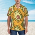 thumbnail image 4 of Lsque Avocado Dog pattern Hawaiian Shirt for Men, Unisex Summer Beach Casual Short Sleeve Button Down Shirts-Medium, 4 of 9