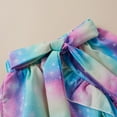 thumbnail image 5 of AURIGATE Baby Girl Clothes Skirt Toddler Baby Girls Suspender Tops+Rainbow Tie-Dyed Printed Ruffles Skirt Outfits, 5 of 5