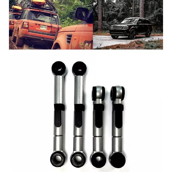 ALUMINUM ADJUSTABLE WITH TWO SETTINGS SUSPENSION  1.5" - 2" INCHES LIFT ROD LINKS COMPATIBLE WITH LAND ROVER RANGE ROVER SPORT L320 2005-2013 WITH AIR RIDE SUSPENSION, PART # LRNJ MOTORWORKS#13