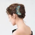 thumbnail image 4 of Peineta para el pelo con flores y diamantes de imitación para mujer, accesorio con pasador, regalo para el día de la madre, regalo navideño para mujer, 4 of 6