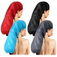 thumbnail image 1 of Gorros de ducha Eurzom Jumbo Braids para mujer impermeables de PVC, 1 of 6