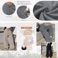 thumbnail image 3 of SUNBS Wide Leg Sweatpants for Women High Waisted Drawstring Sweat Pants With Big Patch Pockets., 3 of 9