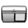 Georgia Pacific Professional Compact Coreless Side-by-Side 2-Roll Dispenser, 11 x 7.38 x 7.38, Stainless Steel
