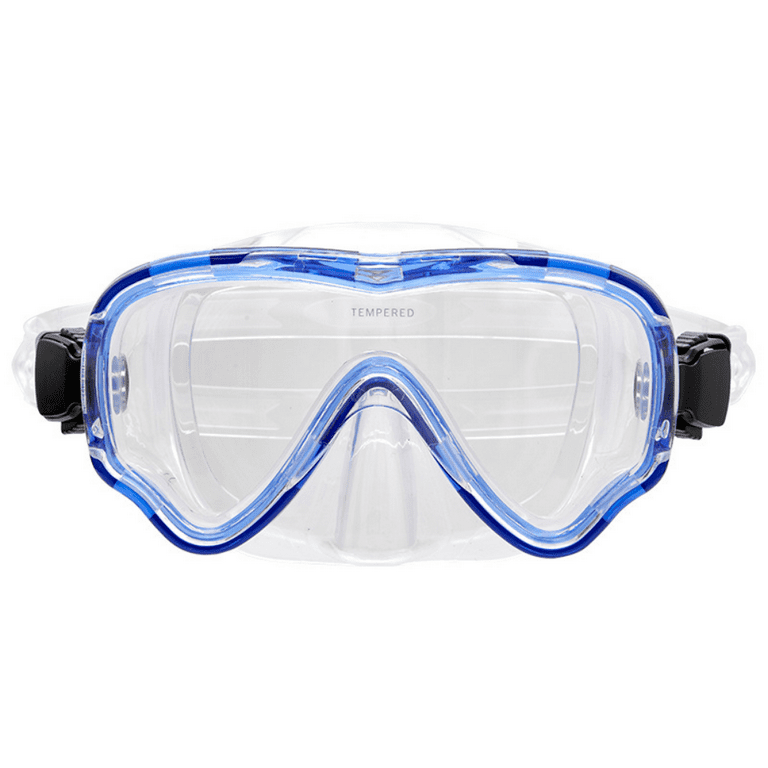 Diving Mask - Snorkel Mask, Scuba Diving Goggles with 180 Degree View and  Tempered Glass - Anti-Fog Swimming Snorkel Mask with Nose Cover - Scuba  Dive