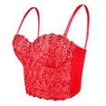 thumbnail image 1 of Ladies Lace Bright Diamond Nail Beads Bodyfitting Waist Corset, 1 of 6