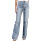 thumbnail image 1 of Gibobby Pantalones deportivos mujer Vaqueros largos de tubo recto con cintura de lavado de verano para mujer(Azul,G), 1 of 5
