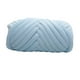 thumbnail image 5 of Hilo grueso de de 1kg para tejer alfombra, hilo Tubular Jumbo suave y cómodo, hilo de peso para tapiz, , bufanda, tejido de cojín Azul claro Hugo Hilo grueso de terciopelo, 5 of 10